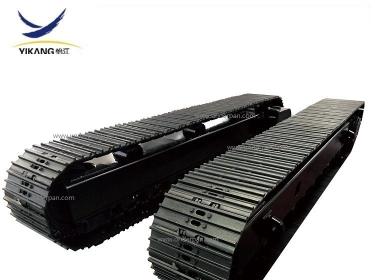 custom hydraulic crawler steel track undercarriage for mobile crusher