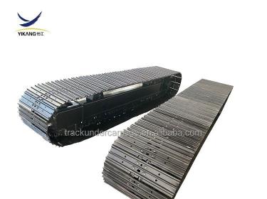 China manufacturer crawler undercarriage with widen steel track for crusher part