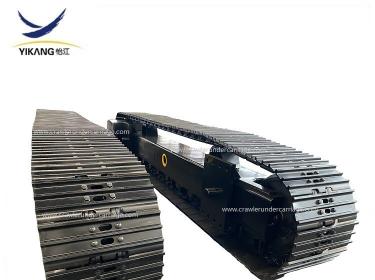 China manufacturer crawler crusher parts steel track undercarriage