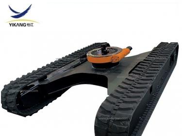 6T custom rubber track undercarriage with slewing bearing for excavator digger