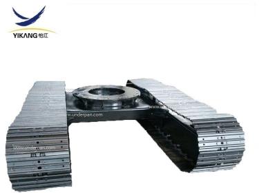 custom 10T steel track undercarriage with slewing bearing for excavator digger